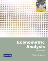 Econometric analysis; William H. Greene; 2012