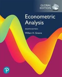 Econometric analysis; William H. Greene; 2018