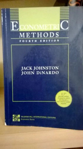Econometric methods; Jack Johnston; 1997