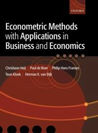 Econometric methods with applications in business and economics; Christiaan Heij; 2004