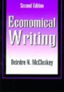 Economical writing; Deirdre N. McCloskey; 2000