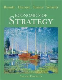 Economics of strategy; David Besanko; 2013