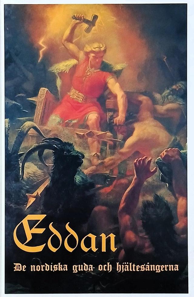 Eddan : de nordiska guda- och hjältesångerna; Erik Brate, Carl Larsson; 1990
