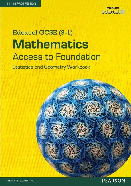 Edexcel GCSE (9-1) Mathematics - Access to Foundation Workbook: Statistics & Geometry pack of 8; 2015