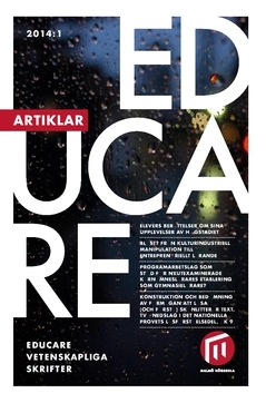 Educare 2014:1, Artiklar; Johan Söderman; 2017