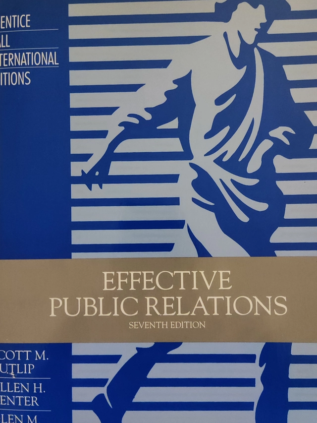Effective public relations; Scott M. Cutlip; 1994