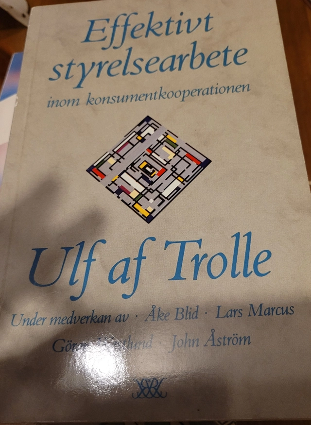 Effektivt styrelsearbete inom konsumentkooperationen; Ulf af Trolle; 1989
