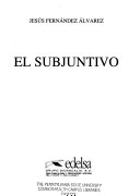 El subjuntivo; Rafael Fente Gómez; 1981