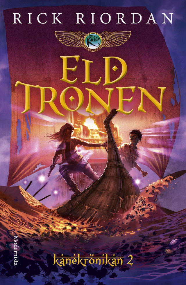Eldtronen; Rick Riordan; 2015