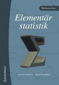 Elementär statistik; Lennart Sandberg, Richard Sandberg; 2002