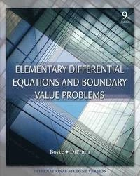 Elementary differential equations and boundary value problems; William E. Boyce; 2009