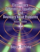 Elementary differential equations and boundary value problems; William E. Boyce; 2001