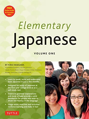 Elementary Japanese Volume One; Yoko Hasegawa; 2015