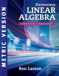 Elementary linear algebra : metric version; Ron Larson; 2017