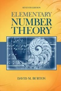 Elementary number theory; David M. Burton; 2011