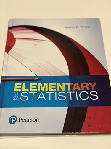 Elementary statistics; Mario F. Triola; 2018