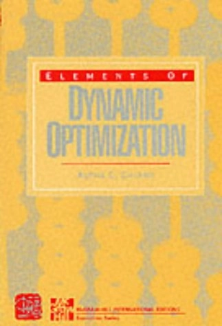 Elements of Dynamic Optimization; Alpha C. Chiang; 1992