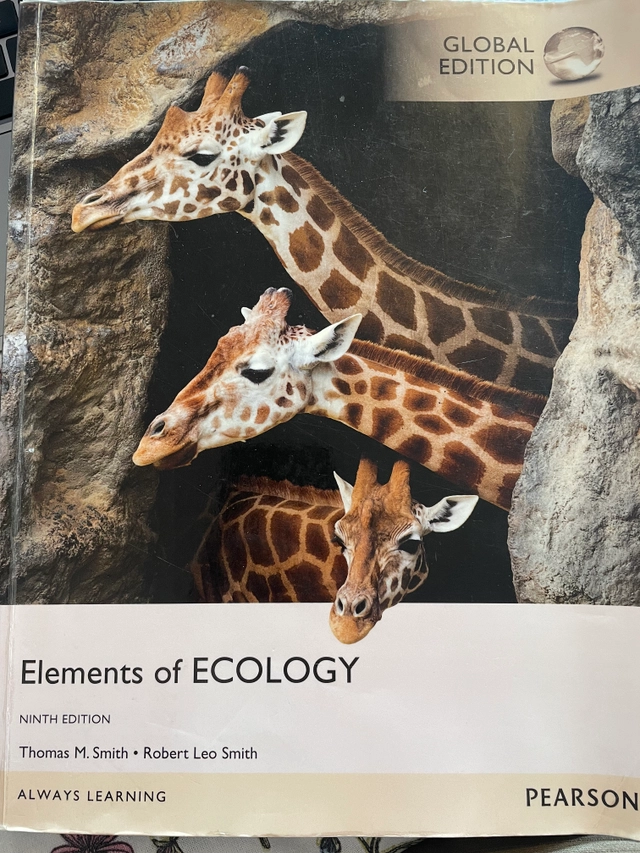 Elements of Ecology; Thomas Smith, Robert Smith; 2015