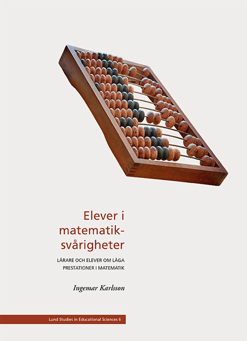 Elever i matematiksvårigheter; Ingemar Karlsson; 2019