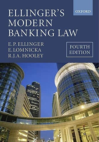 Ellinger's modern banking law; Ellinger; 2005