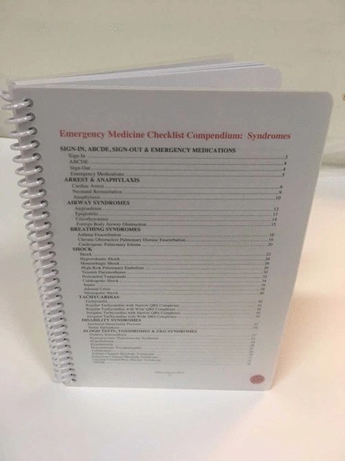 Emergency Medicine Checklist Compendium; Eric Dryver; 2017