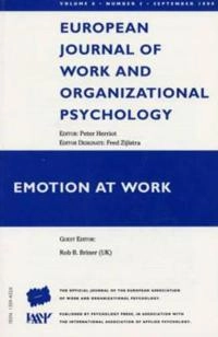 Emotion at Work; Rob B Briner; 1999