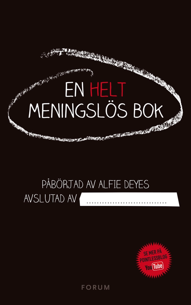En helt meningslös bok; Alfie Deyes; 2015