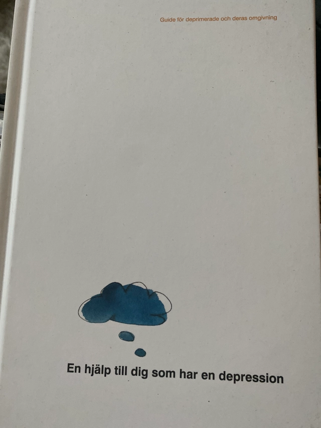 En hjälp till dig som har en depression : guide för deprimerade och deras omgivning; Janne Rude, Mogens Undén, Christina Blak, Karina Nielsen, Pia Olsen, Grafisk idé, Eli Lilly Sweden, Boehringer Ingelheim; 2006