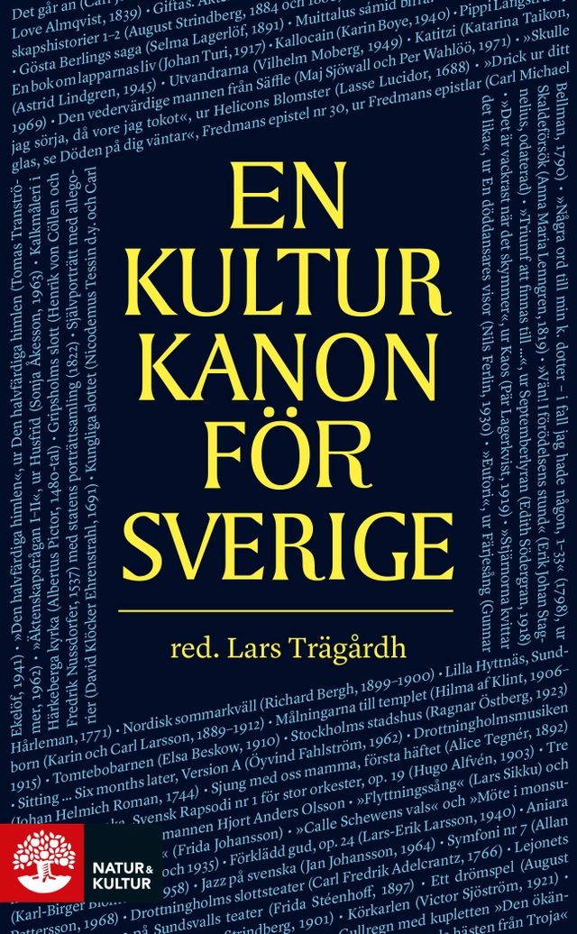 En kulturkanon för Sverige; Lars Trägårdh; 2026