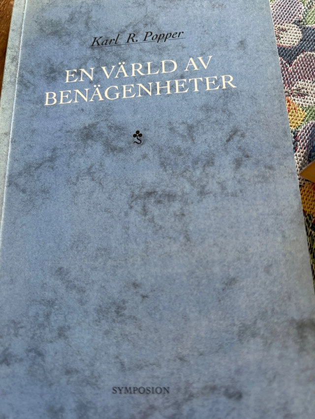 En värld av benägenheter; Karl Popper; 1996