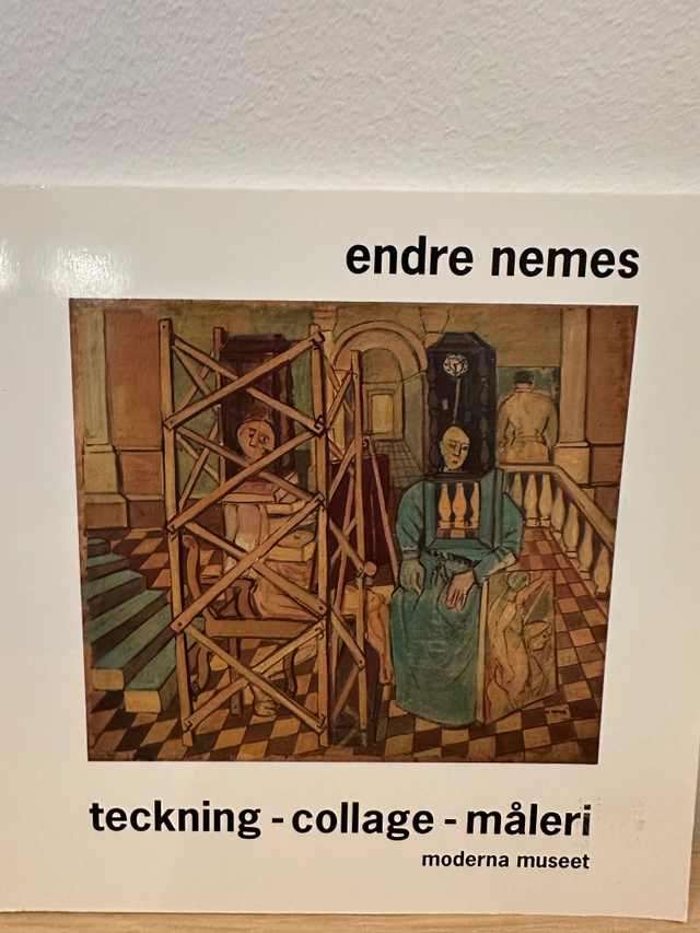Endre Nemes : teckning - collage - måleri : 24 november 1990-13 januari 1991; Endre Nemes; 1990