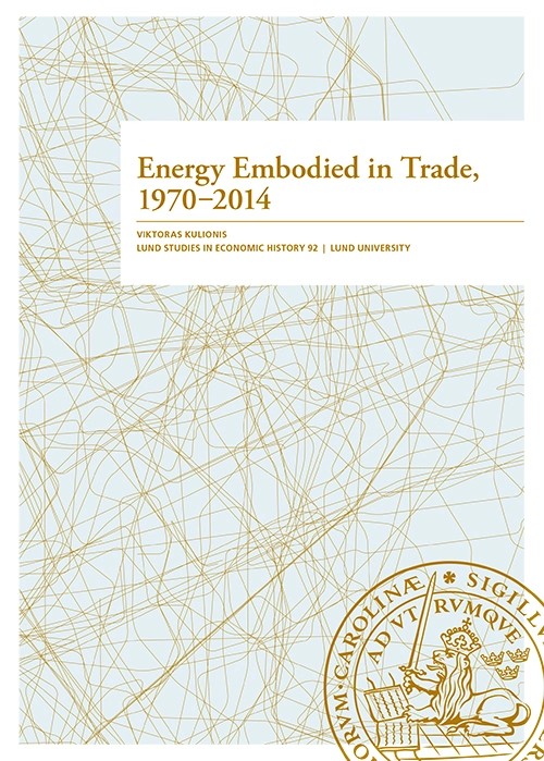 Energy Embodied in Trade, 1970-2014; Viktoras Kulionis; 2019