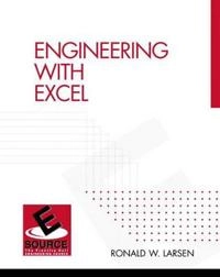 Engineering with Excel; Ronald Larsen; 2001