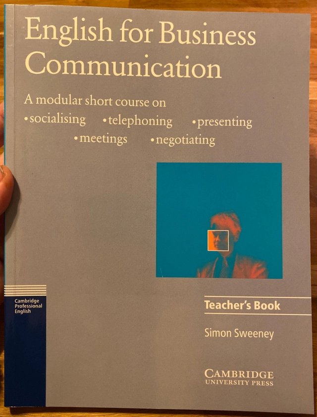 English for Business Communication Teacher's book; Simon Sweeney; 1997