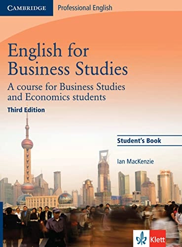 English for Business Studies C1; Ian MacKenzie; 2010