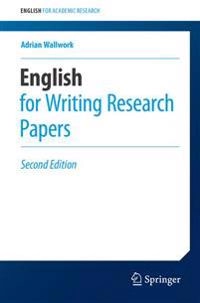 English for writing research papers; Adrian Wallwork; 2016