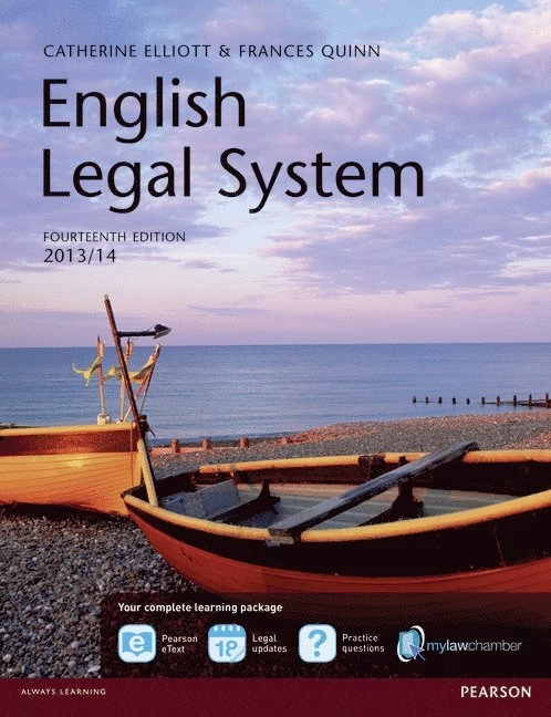 English Legal System mylawchamber premium pack; Catherine Elliott; 2013
