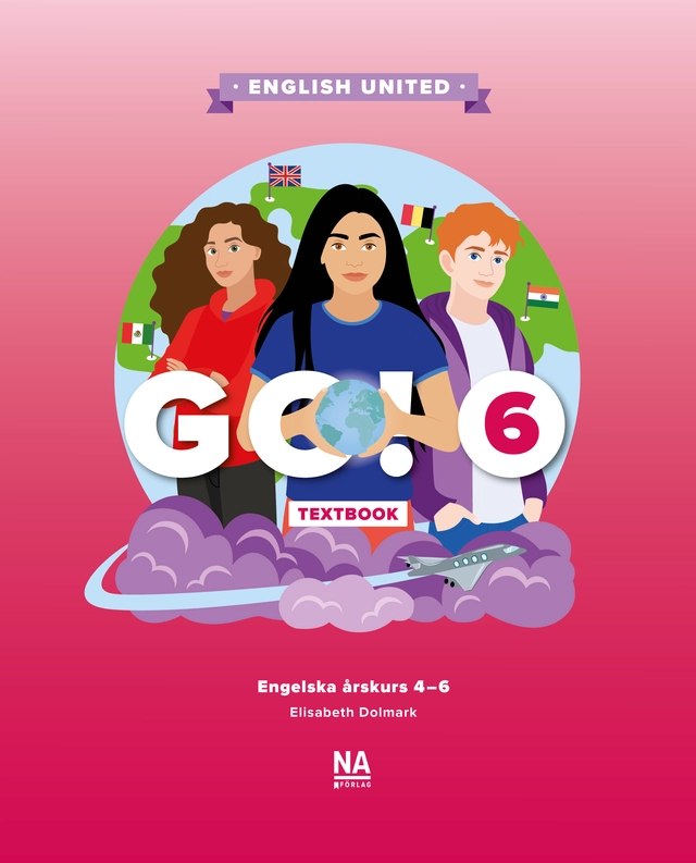 English United - GO! 6 - Textbook; Elisabeth Dolmark; 2025