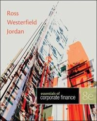 Essentials of corporate finance; Stephen A. Ross; 2014