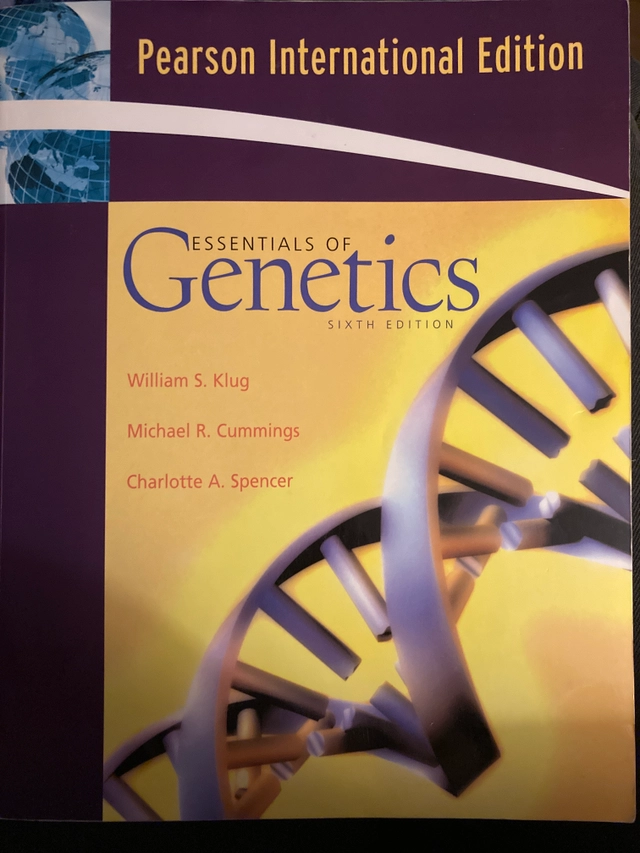 Essentials of genetics; William S. Klug; 2007
