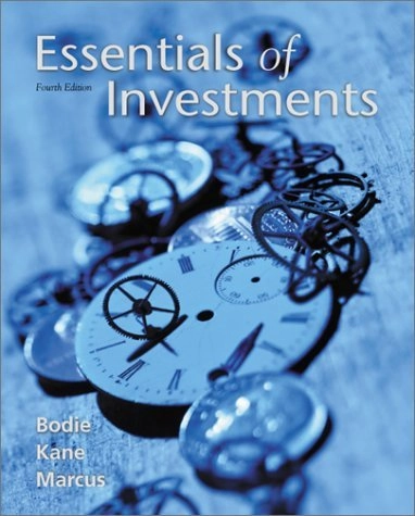 Essentials of investments; Zvi Bodie; 2001
