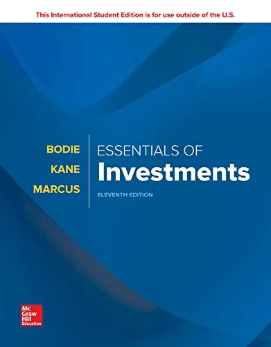 Essentials of investments; Zvi Bodie; 2019