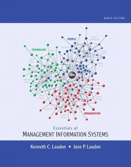 Essentials of management information systems; Kenneth C. Laudon, Jane Price Laudon; 2011