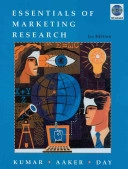 Essentials of Marketing Research, 2nd Edition with SPSS 17.0; V. Kumar, David A. Aaker, George S. Day; 2019