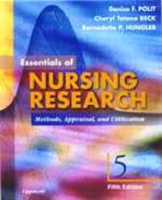 Essentials of nursing research : methods, appraisal, and utilization; Polit, Beck & Hungler; 2001