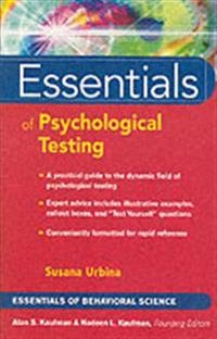 Essentials of Psychological Testing; Susana Urbina; 2004