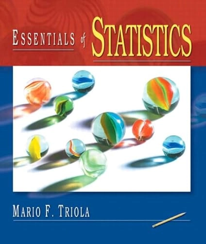 Essentials of statistics; Mario F Triola; 2002