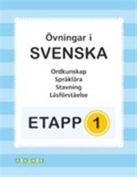 Etapp 1 - Blandade övningar i svenska; Mirvi Unge Thorsén; 2017