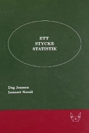 Ett stycke statistik; Dag Jonsson; 1999