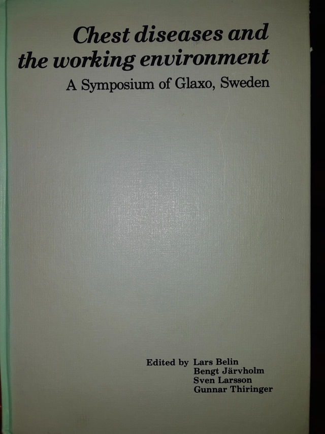 European Journal of Respiratory Diseases  Supplement, Utgåva 107; Lars Belin; 1980